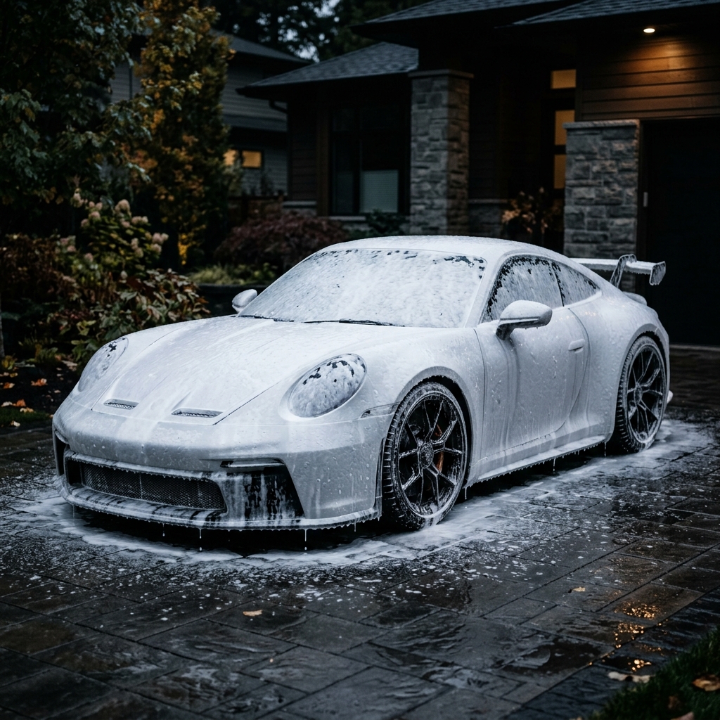Exterior Snow Foam Car Wash